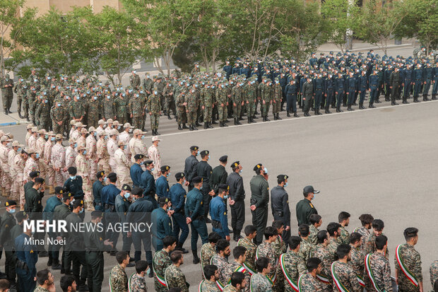 مراسم صبحگاه مشترک نیروهای مسلح به مناسبت سالروزآزادسازی خرمشهر در تبریز