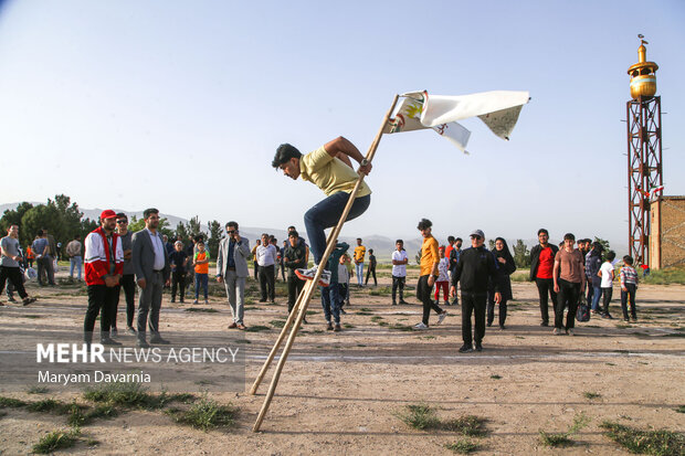 جشنواره بازی های بومی محلی روستای توت خراسان شمالی