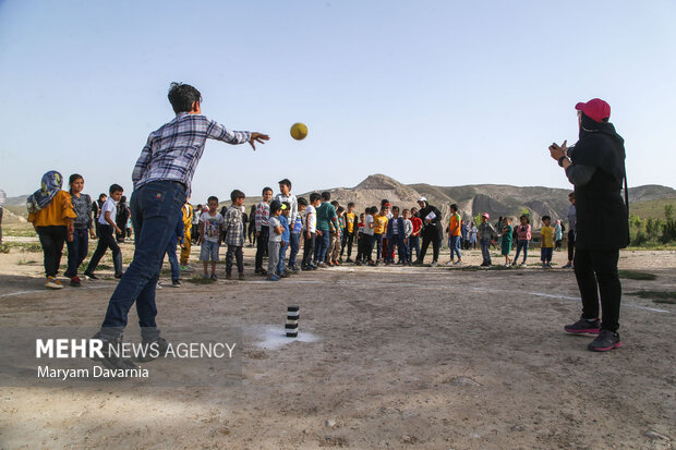 جشنواره بازی های بومی محلی روستای توت خراسان شمالی