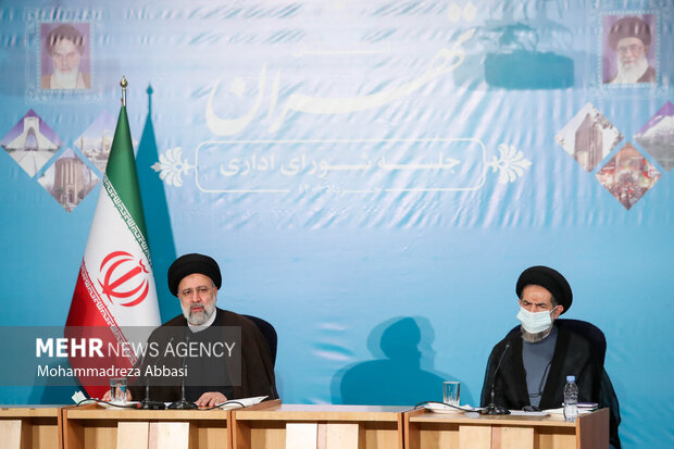 President's meeting with Tehran Administrative Council