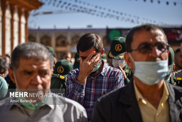 تشییع پیکر شهید «محمد علیپور» در شیراز