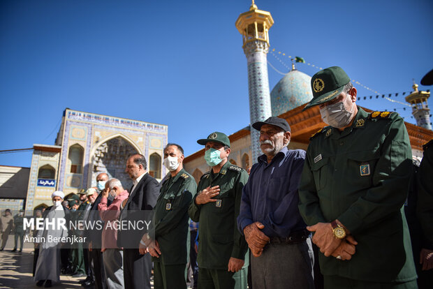 تشییع پیکر شهید «محمد علیپور» در شیراز