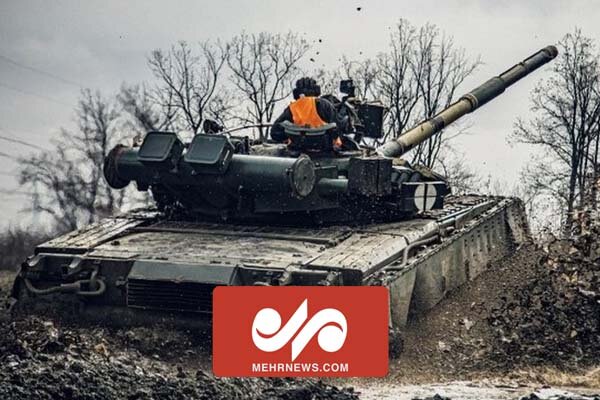 هدف قرار گرفتن نیروهای روسی توسط توپخانه اوکراین