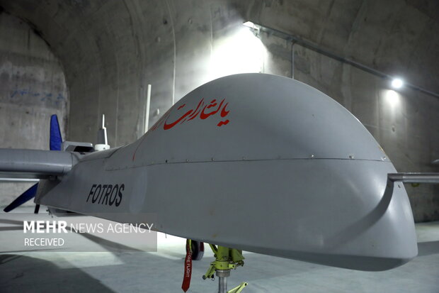 Iranian defense officials visit secret UAV base
