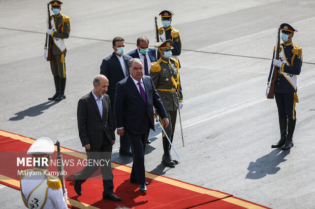 Tajikistan president arrives in Iran for bilateral talks