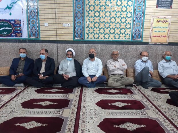 آئین بزرگداشت درگذشتگان حادثه آبادان در گناوه برگزار شد