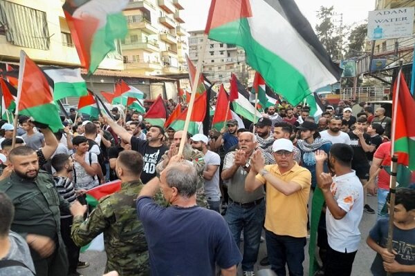 تظاهرات در لبنان در حمایت از قدس و موضوع فلسطین