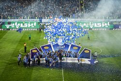 Esteghlal celebrates winning title in Iran IPL league