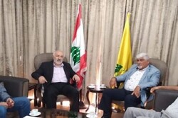 دیدار هیات حزب‌الله لبنان و  جبهه‌ آزادیبخش فلسطین