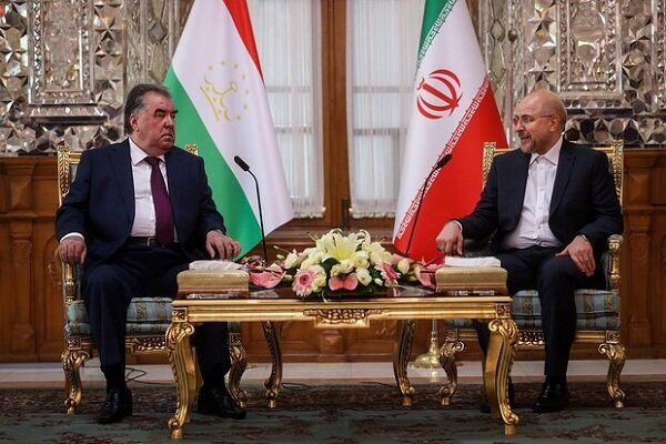 Galibaf, Tacikistan Cumhurbaşkanı ile görüştü