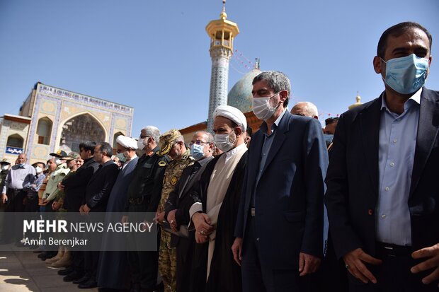 تشییع پیکر ۲شهید محیط بان در شیراز