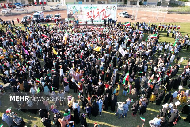 سرود «سلام فرمانده» در پارس آباد اجرا شد