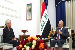 محورهای دیدار رئیس جمهور عراق با پلاسخارت