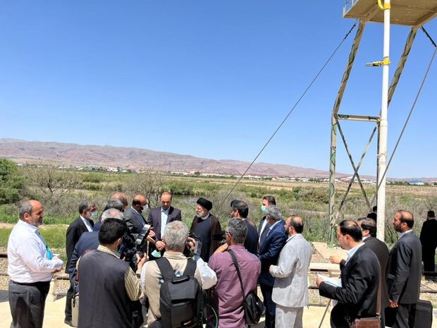 رئیس جمهور از مرز ایران و جمهوری آذربایجان در جلفا بازدید کرد