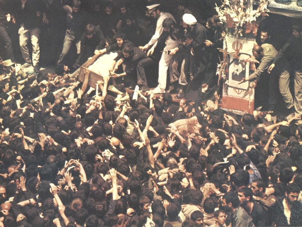 عزاداری گلستانی ها در ارتحال امام/تشییع دشمن کور کن ملت ایران