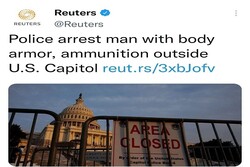 بازداشت فردی با هویت جعلی پلیس در اطراف کنگره آمریکا