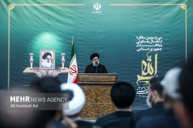 سخنرانی رئیس جمهور در حرم امام خمینی(ره)