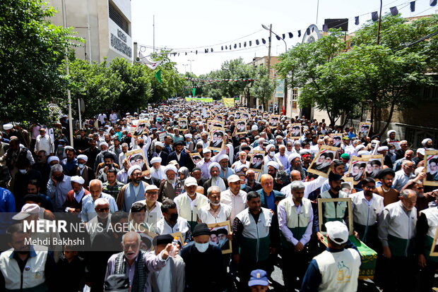 راهپیمایی ۱۵ خرداد در ورامین