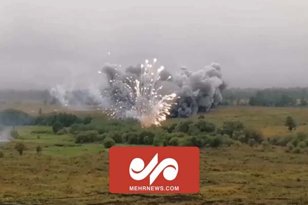 حمله سنگین توپخانه ارتش روسیه به مواضع نظامیان اوکراین در خرسون