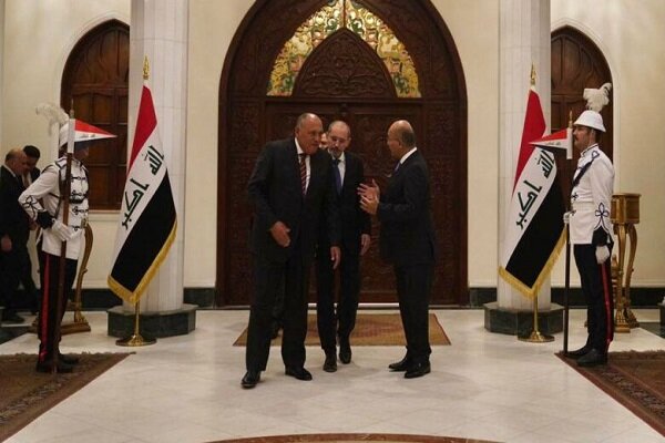 رایزنی صالح و الکاظمی با وزیران خارجه اردن و مصر