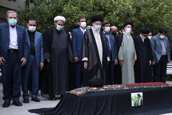 Funeral ceremony of late Hojjatoleslam Mahmoud Doaei