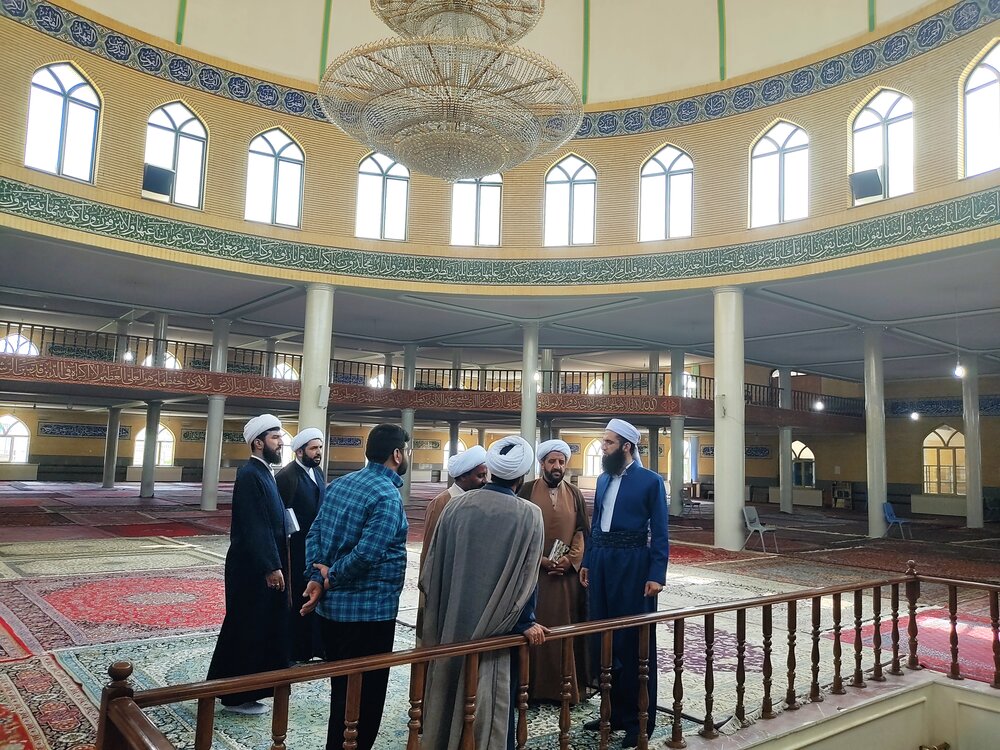 بازدید مدیران استان های تلفیقی کشور از مسجد قبا سنندج