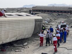 Train derailment leaves at least 17 dead, 30 injured in Iran