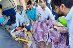 انتقال تمام مصدومان حادثه قطار مشهد یزد به بیمارستان طبس/انتقال ۴۱ مصدوم