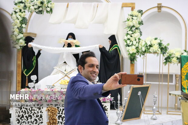 جشن ازدواج رضوی هشت زوج جوان کرمانشاهی