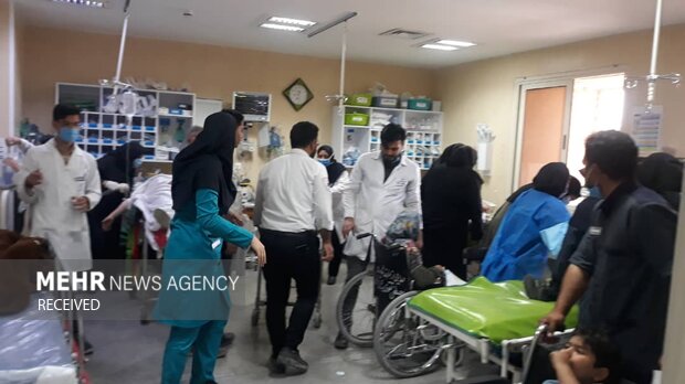 مصدومان حادثه قطار مسافربری مشهد یزد در بیمارستان های خراسان جنوبی