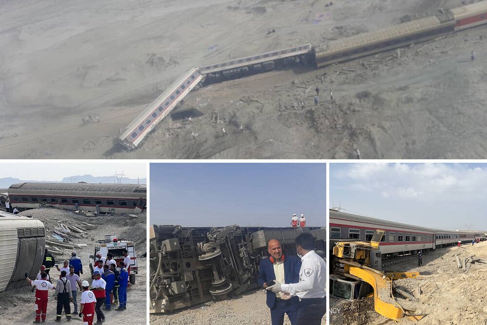 خروج قطار مشهد به یزد از ریل/ رد تروریستی بودن حادثه/ ۲۱ کشته و ۸۶ مصدوم/ پایان امدادرسانی
