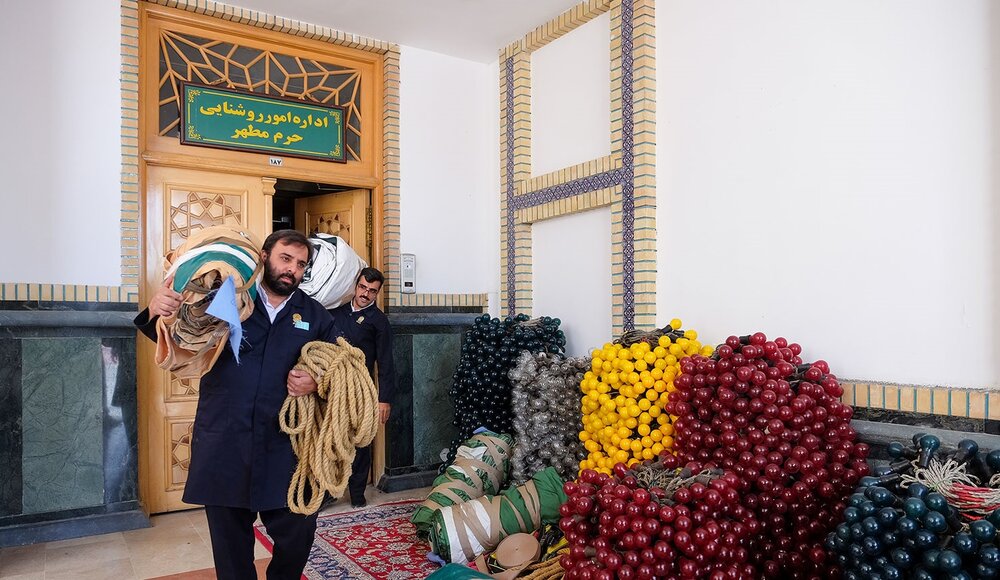 اجرای موقوفه روشنایی ۵۵ ساله در حرم امام رضا (ع)