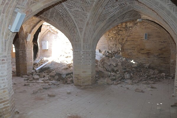 عملیات مرمت مسجد ۷۰۰ ساله در نقنه آغاز شد