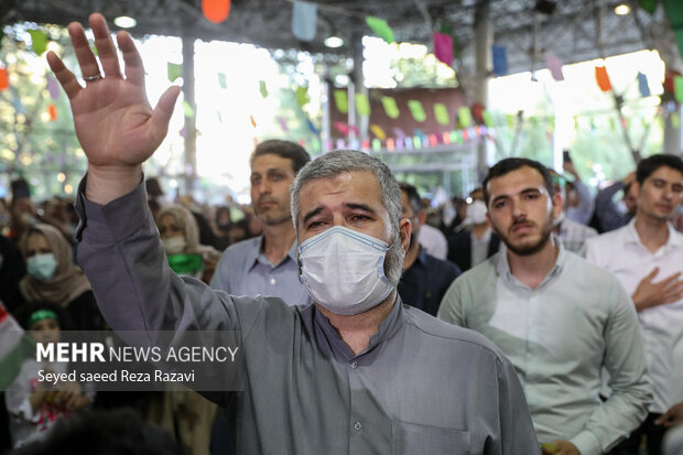 اجتماع بزرگ امام رضایی‌ها با عنوان «ولایت عشق» با حضور اقشار مختلف مردم و هیئات مذهبی در اعتراض به اهانت به ساحت پیامبر اعظم (ص) و امام هشتم (ع) بعدازظهر امروز جمعه ۲۰ خرداد ۱۴۰۱ در دانشگاه تهران برگزار شد.