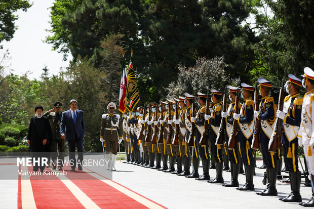 مراسم استقبال رسمی از رئیس جمهور ونزوئلا