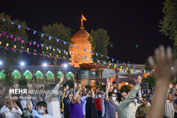 جشن میلاد امام رضا(ع) در حرم مطهر شاهچراغ(ع) شیراز