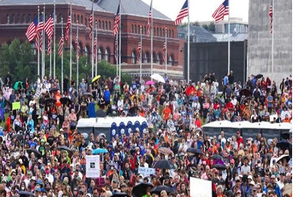 Washington'da silah reformu için gösteri düzenlendi Washington'da silah reformu için gösteri düzenlendi