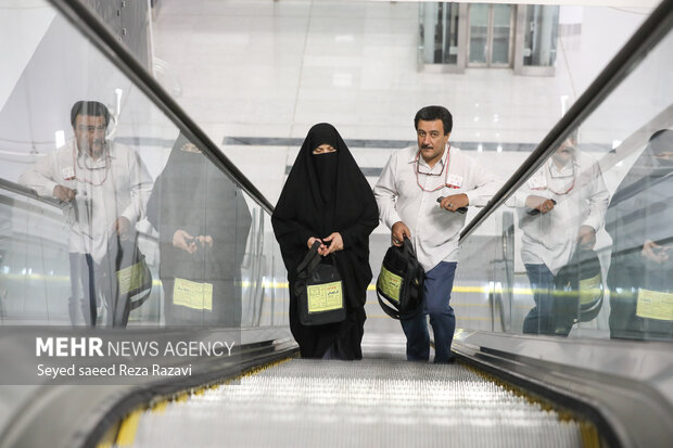 See-off ceremony of Iranian Hajj pilgrims 