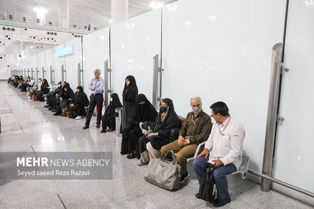 See-off ceremony of Iranian Hajj pilgrims 