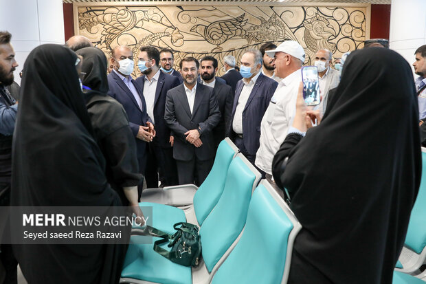 See-off ceremony of Iranian Hajj pilgrims 