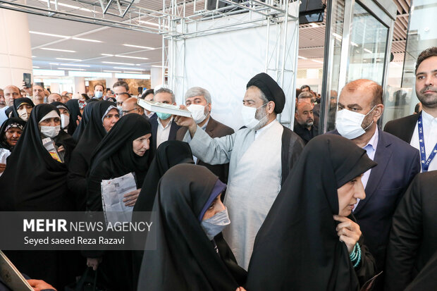 See-off ceremony of Iranian Hajj pilgrims 