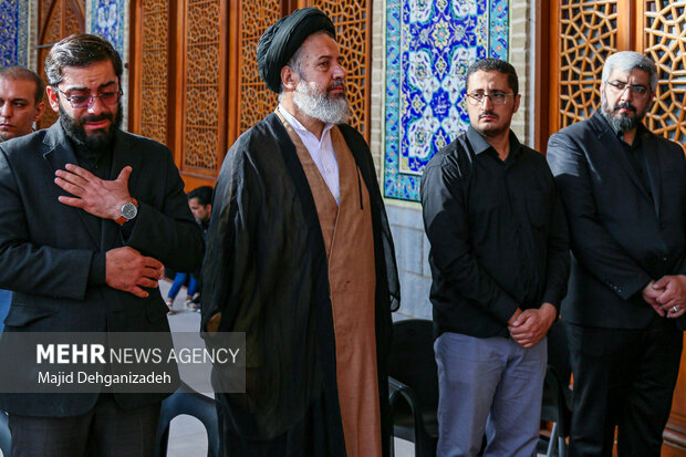 بزرگداشت جان باختگان قطار مسافربری مشهد به یزد در مسجد حظیره یزد