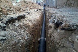 اصلاح خط انتقال آب مجتمع ۷ روستا روانسر