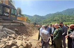 آغاز عملیات بهسازی و هموارسازی راه کوهستانی منطقه حویق تالش