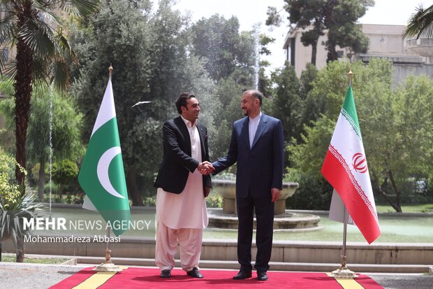 Meeting of Iranian, Pakistani FMs 