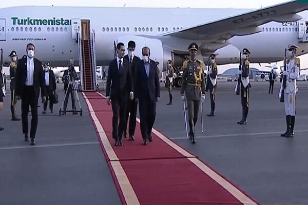 Turkmenistan president arrives in Iran for bilateral talks