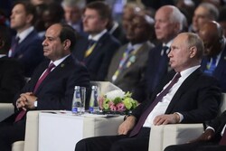 مشارکت رئیس جمهور مصر همراه با پوتین در نشست سن‌پترزبورگ