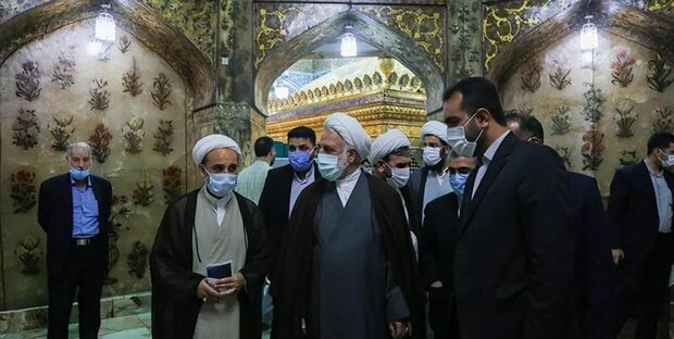 رئیس قوه قضاییه وارد شهر قم شد