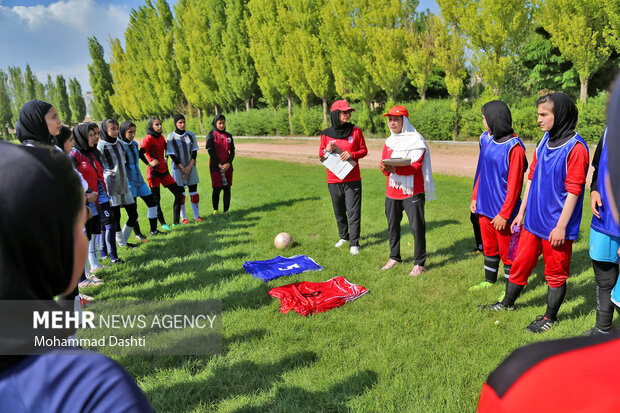 برگزاری اردوی تیم ملی دختران زیر ۱۴ سال در شیراز
