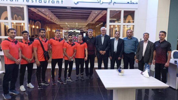 دیدار سفیر ایران در قطر با اعضای تیم ملی ژیمناستیک 